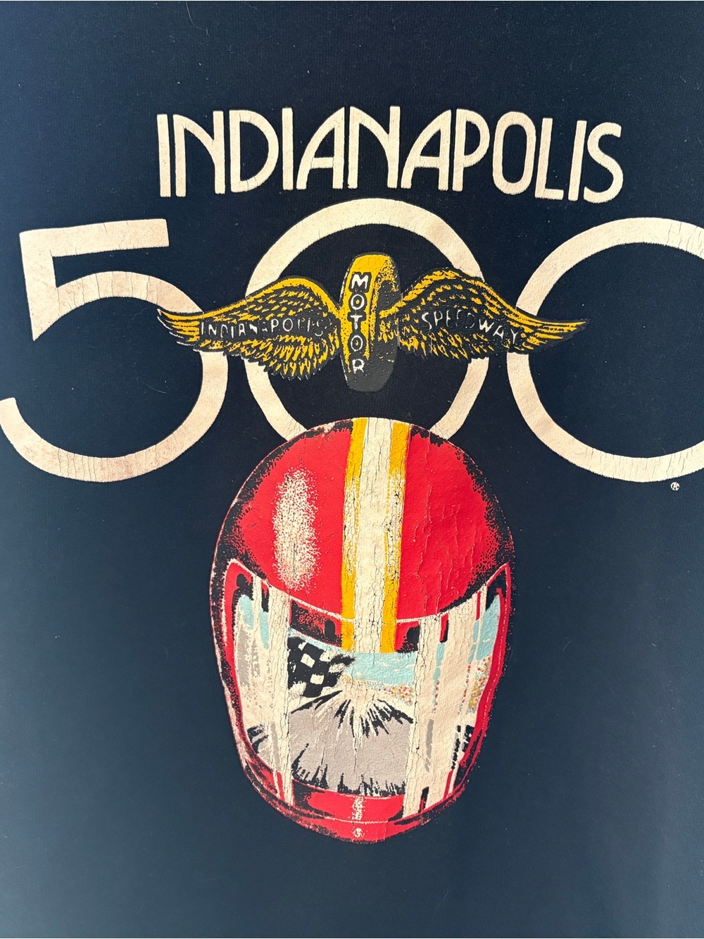Indianapolis 500 Graphic Black Crewneck Sweatshirt - Picture 2 of 5
